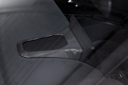 OLM LE Carbon Fiber Center Speaker Cover - 2020 Supra