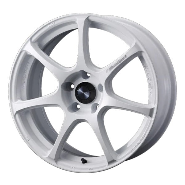 WedsSport SA-75R White (Face: 3) 18x9.5 +45 5x100 (Single Wheel) - 2013-2024 Subaru BRZ / Scion FR-S / Toyota GR86 / 2014-2024 Subaru Forester