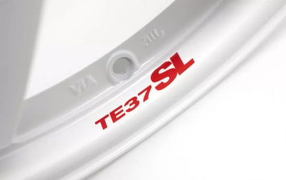 Volk TE37SL Dash White 5x112 19x10.5 +35 5x112 (Single Wheel) - 2020-2024 Toyota GR Supra