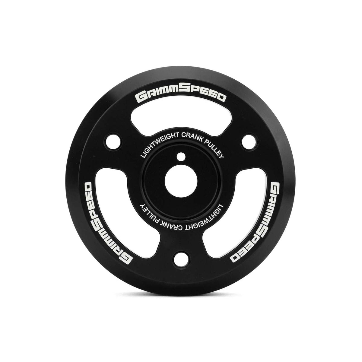GRM095023 GrimmSpeed Lightweight Crank Pulley - 2015+ WRX / 2013+ BRZ-Black,