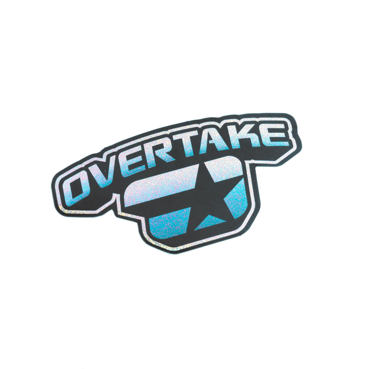 Fade Stickers OVERTAKE Blue Glitter Fade Sticker – FTSpeed