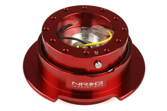 NRGSRK-250RD NRG Generation 2.5 Quick Release Steering Wheel Adaptor : Red Body / Red Ring (SRK-250RD),