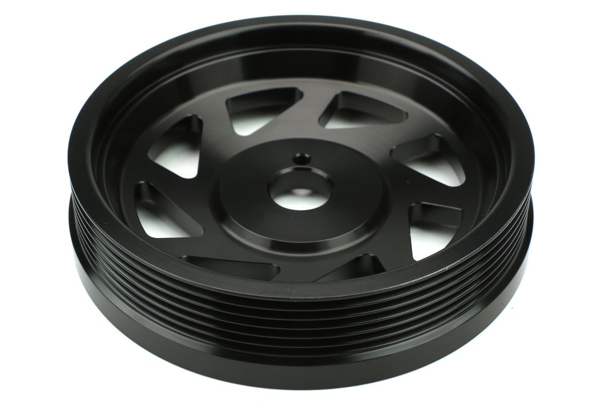 PERPSP-ENG-101BK Perrin Lightweight Crank Pulley (Black) - 2015+ WRX / 2013+ FT86,