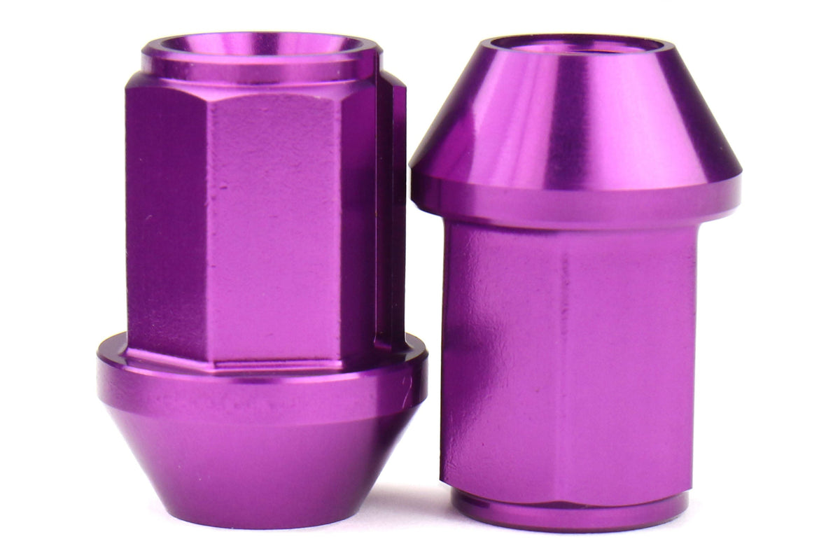 KICWKIZ3P Project Kics Leggdura Racing Lugnuts W/ Laser Logo - 2015+ WRX / STI / 2013+ FT86 / 2014+ Forester-Purple,