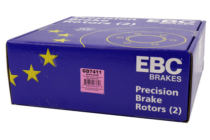 EBC Turbo Grooved Front Rotors - 2013-2026 Subaru BRZ / Toyota GT/GR86 / Scion FR-S (W/ Vented Rear Rotors)
