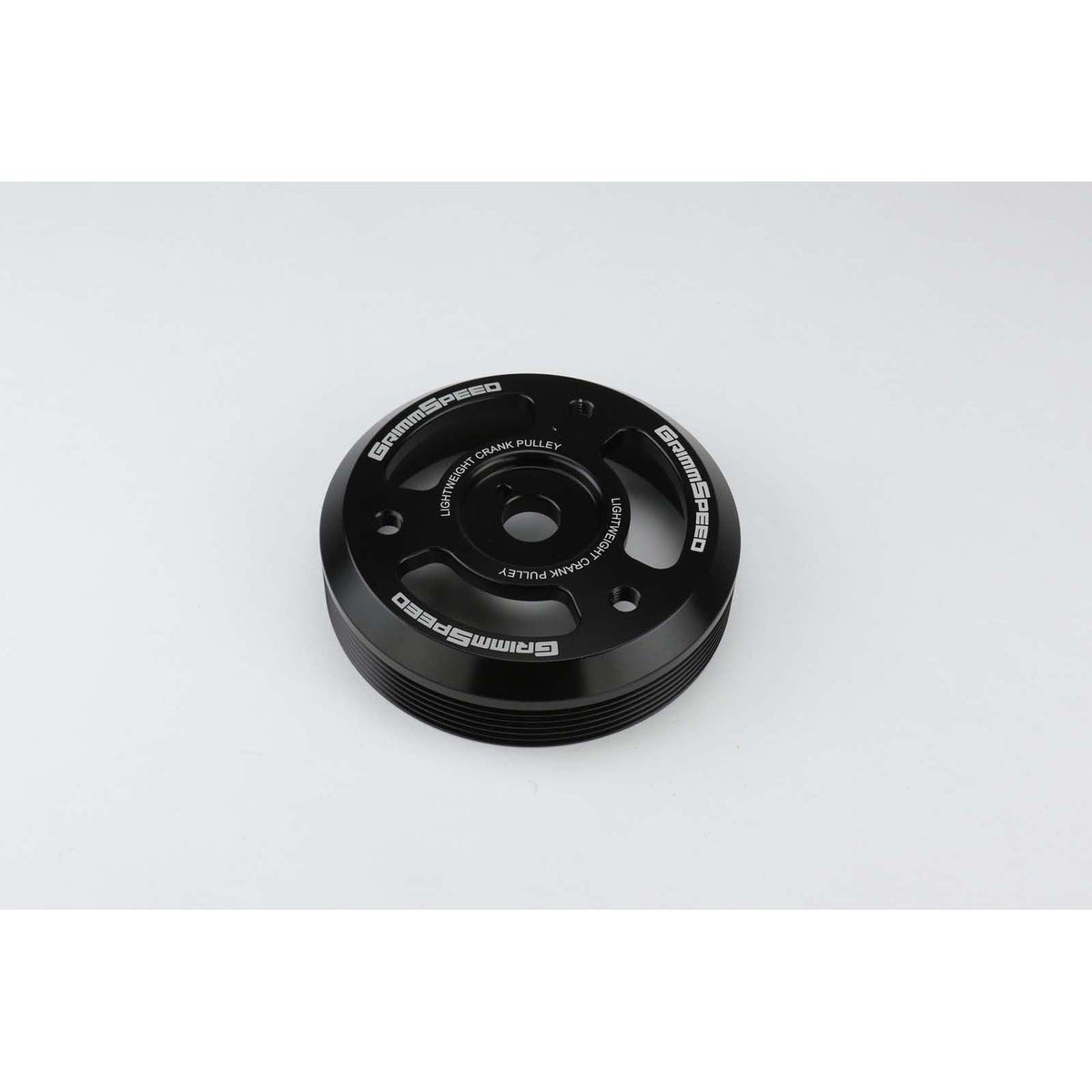 GRM095023 GrimmSpeed Lightweight Crank Pulley - 2015+ WRX / 2013+ BRZ-Black,