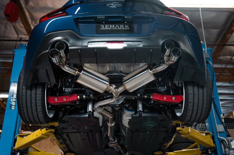 REMRK-C4063T-04 REMARK Sports Touring Cat-Back Exhaust Stainless Steel Tip Cover - 2022+ Subaru BRZ / 2022+ Toyota GR86,