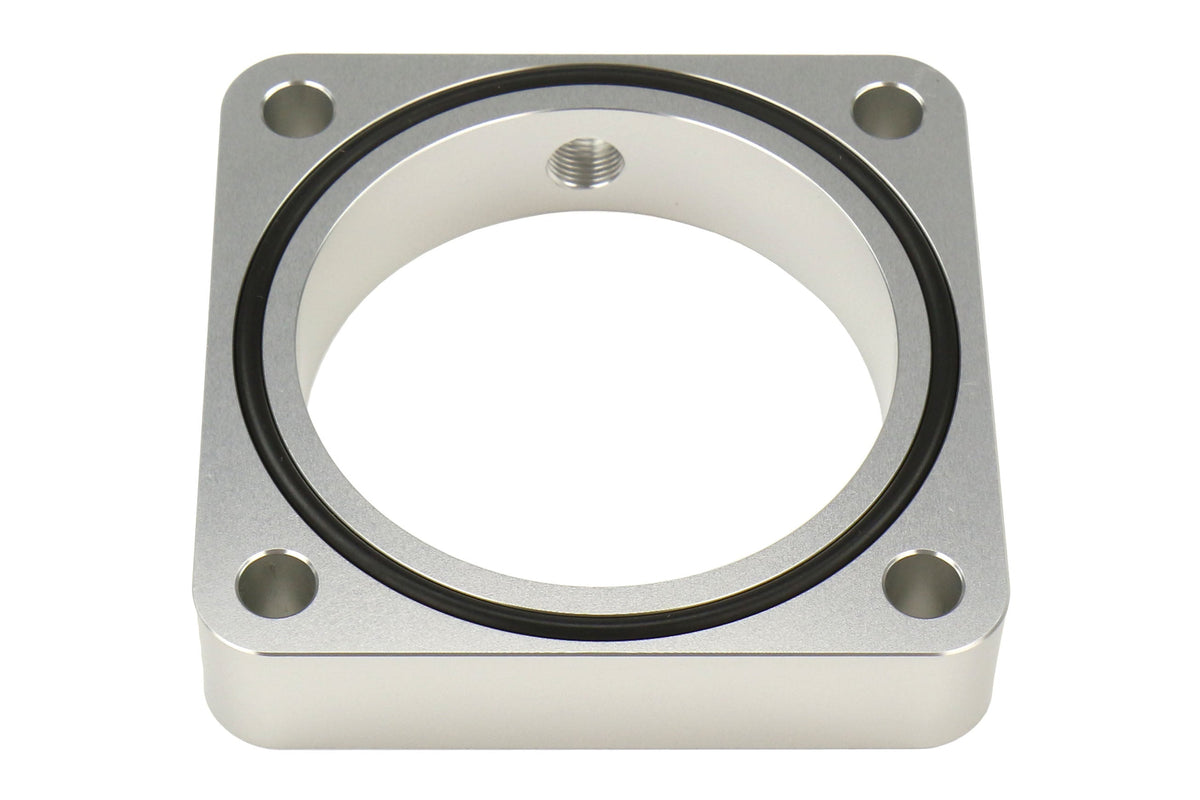 TQSTS-TBS-023 Torque Solutions Throttle Body Spacer (Silver or Red) - 2013+ BRZ-Silver,