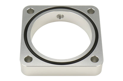TQSTS-TBS-023 Torque Solutions Throttle Body Spacer (Silver or Red) - 2013+ BRZ-Silver,