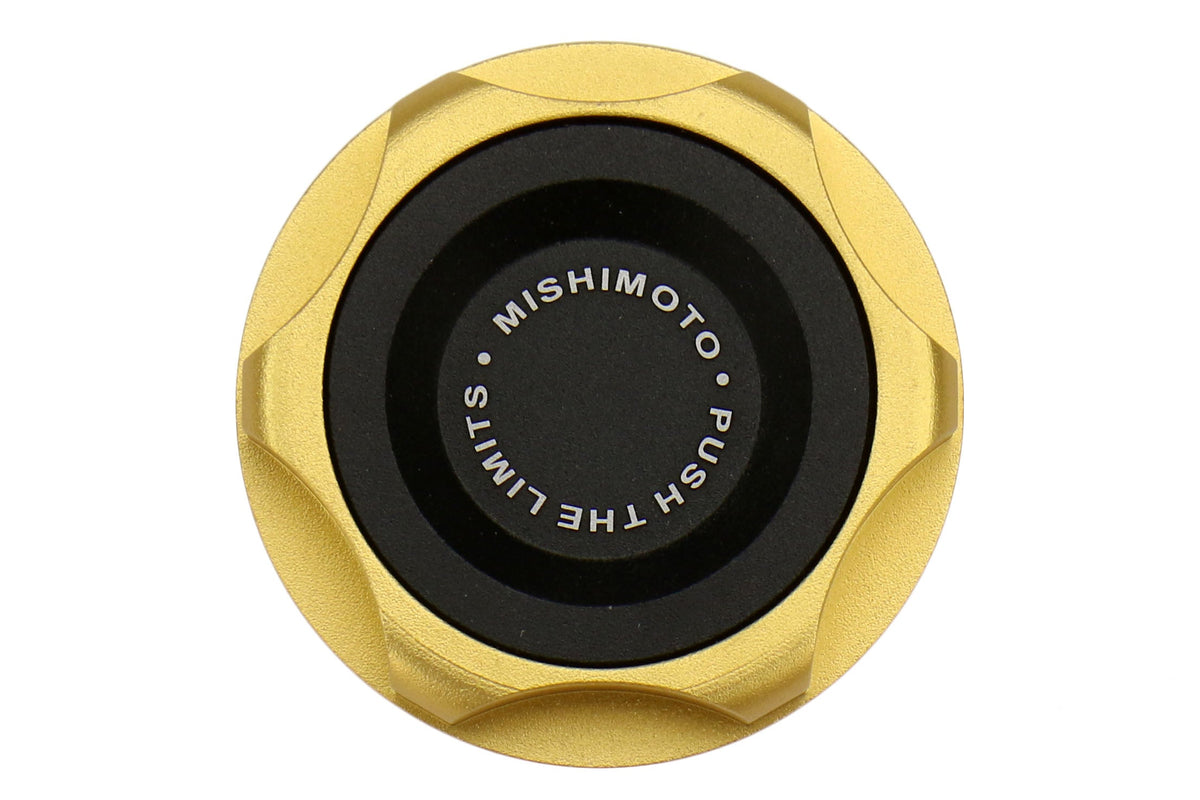 MIMMMOFC-SUB-GD Mishimoto Oil Filler Cap - 2015+ WRX / 2015+ STI / 2013+ BRZ-Gold,