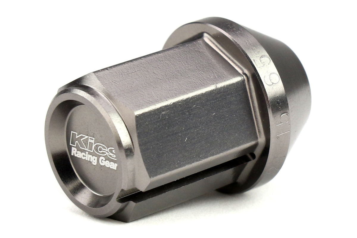 KICWKIZ3G Project Kics Leggdura Racing Lugnuts W/ Laser Logo - 2015+ WRX / STI / 2013+ FT86 / 2014+ Forester-Gunmetal,