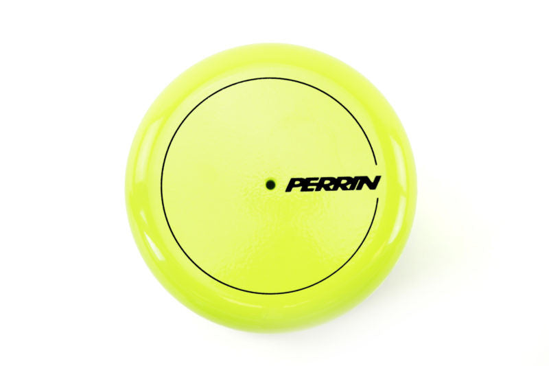 PERPSP-ENG-716NY PERRIN Performance Neon Yellow Oil Filter Cover Hyper - 2015+ Subaru WRX / 2015+ Subaru BRZ,