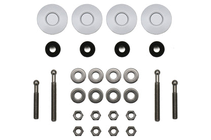 MOVFT86-QRKWH Move Over Racing Bumper Quick Release Kit - 2013+ FT86-White,