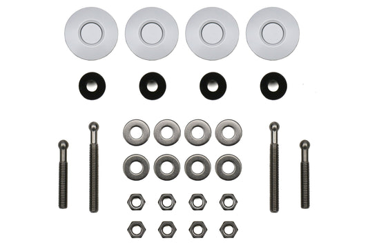 MOVFT86-QRKWH Move Over Racing Bumper Quick Release Kit - 2013+ FT86-White,