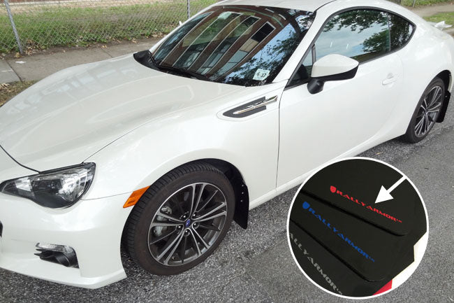 RALMF23-UR-BLK/RD Rally Armor Mud Flaps (Red) - 2013+ BRZ,
