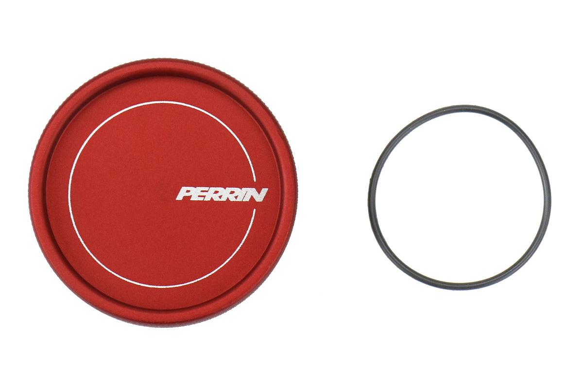 PERPSP-ENG-711RD Perrin Oil Fill Cap in Red- 2015+ WRX / 2015+ STI / 2013+ FR-S / BRZ / 86,