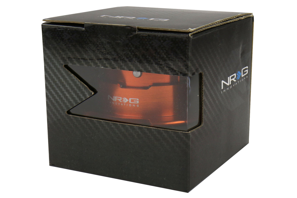 NRGSRK-250OR NRG Generation 2.5 Quick Release Steering Wheel Adaptor : Orange Body / Orange Ring (SRK-250OR),