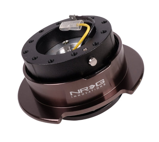 NRGSRK-250BKC NRG Generation 2.5 Quick Release Steering Wheel Adaptor : Black Body / Black Chrome Ring (SRK-250BKC),