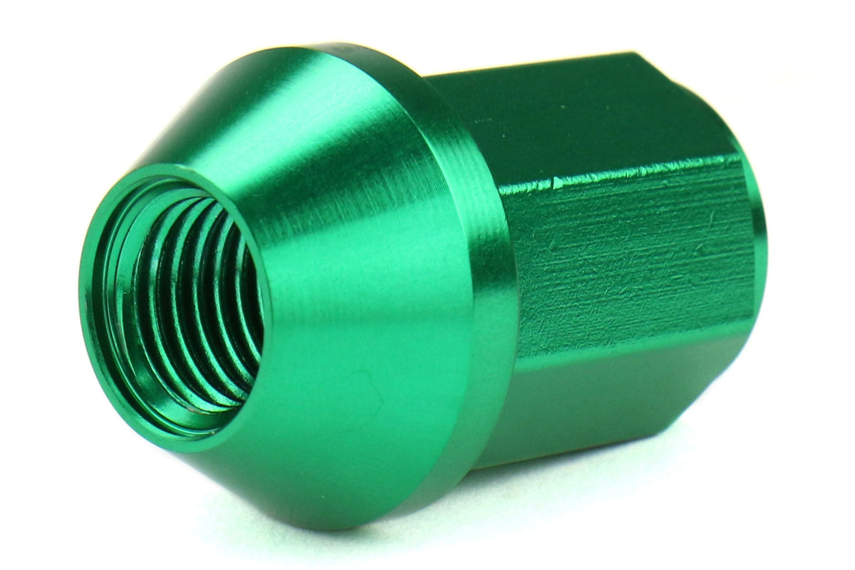 KICWKIZ3E Project Kics Leggdura Racing Lugnuts W/ Laser Logo - 2015+ WRX / STI / 2013+ FT86 / 2014+ Forester-Green,