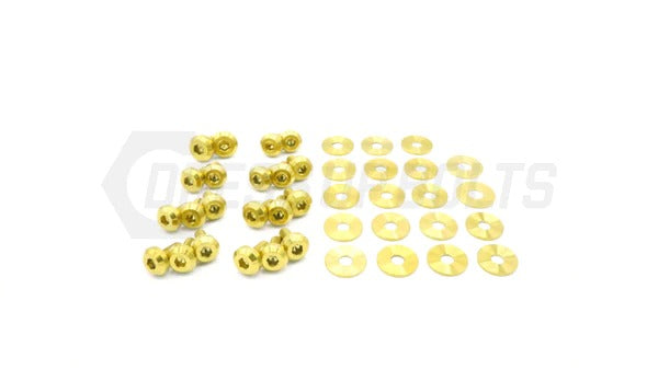 DSBSUB-008-TI-GLD Dress Up Bolts Partial Engine Bay Hardware Kit - 2013+ FT86-Gold,