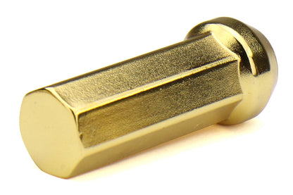 KICWHPF3GO50 Project Kics Kyokugen Closed End Lugnut (Gold) - 2015+ WRX / STI / 2013+ FT86-50mm,