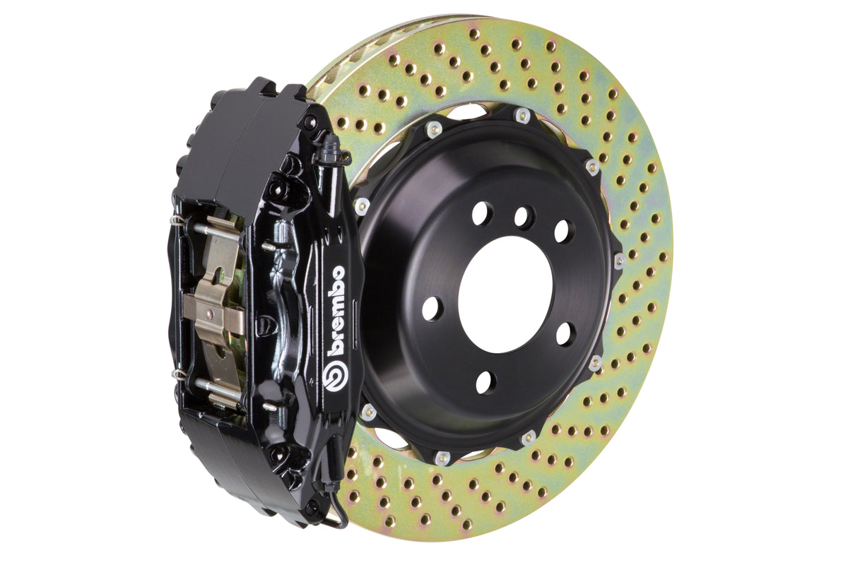 Brembo GT Systems 4 Piston Front Big Brake Kit Black Drilled Rotors - 2013-2021 Scion FR-S / Subaru BRZ / Toyota 86