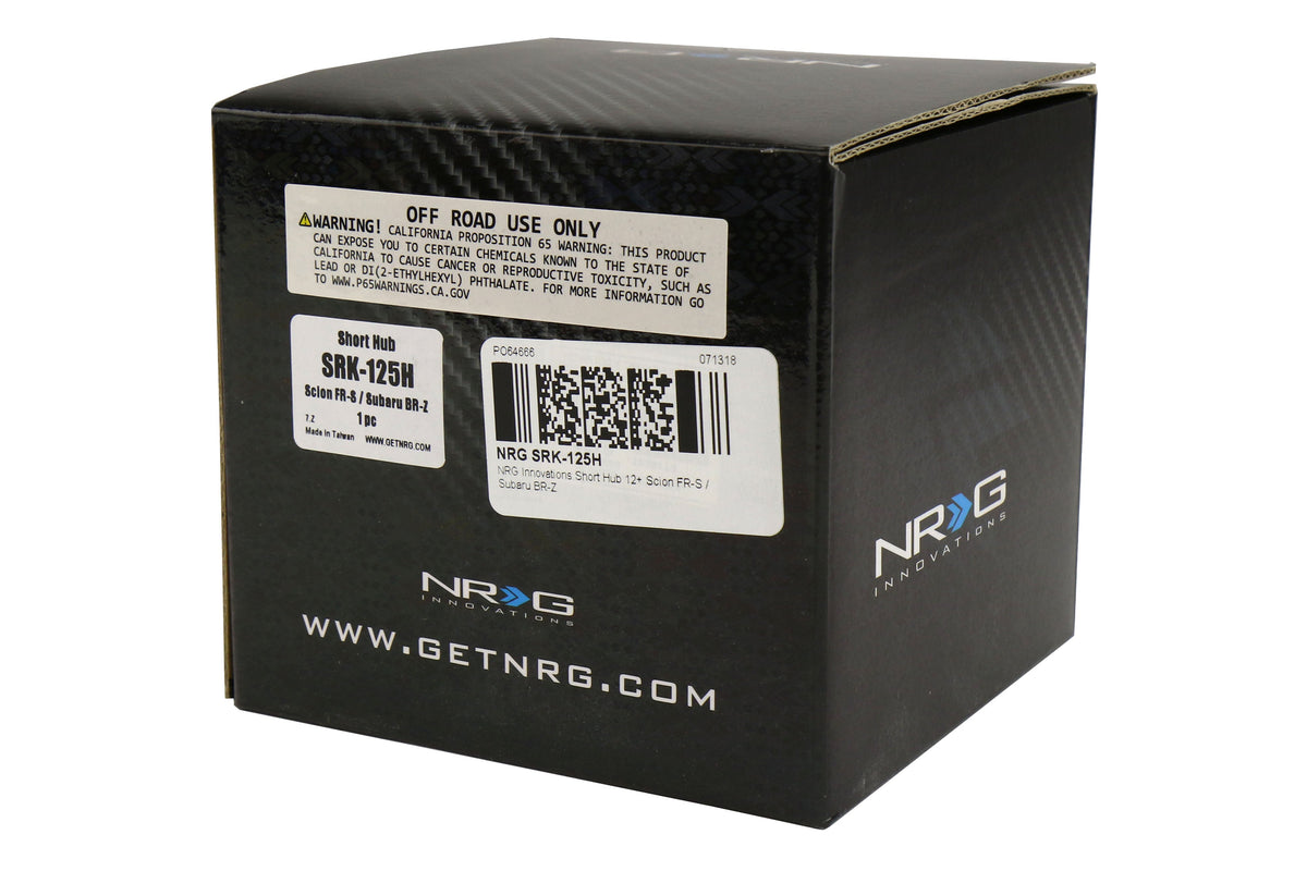 NRGSRK-125H NRG Hub for Aftermarket Steering Wheels with Resistors - 2013+ FT86,