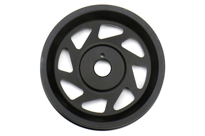 PERRIN Lightweight Crank Pulley for FA/FB Engines with Large Hub (Black) - 2015-2024 Subaru WRX / 2015-2021 STI / 2013-2024 BRZ / Scion FR-S / Toyota GR86 / 2014-2024 Subaru Forester