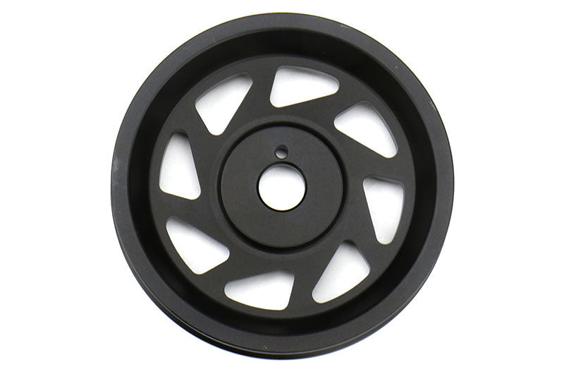 PERRIN Lightweight Crank Pulley for FA/FB Engines with Large Hub (Black) - 2015-2024 Subaru WRX / 2015-2021 STI / 2013-2024 BRZ / Scion FR-S / Toyota GR86 / 2014-2024 Subaru Forester