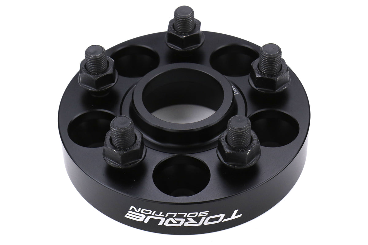TQSTS-WS-552 Torque Solution Forged Aluminum Wheel Spacers 5x100 25mm Pair - Subaru Models (inc. 2002-2014 WRX),