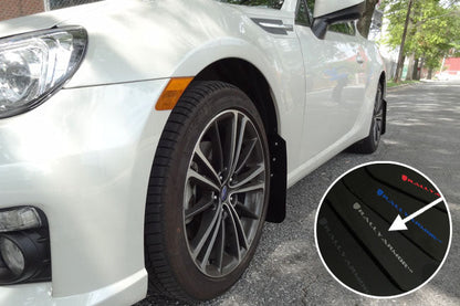 RALMF23-UR-BLK/SIL Rally Armor Mud Flaps (Silver) - 2013+ BRZ,