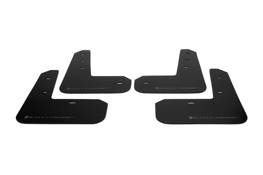 RALMF23-UR-BLK/SIL Rally Armor Mud Flaps (Silver) - 2013+ BRZ,