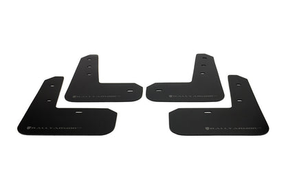 RALMF23-UR-BLK/SIL Rally Armor Mud Flaps (Silver) - 2013+ BRZ,