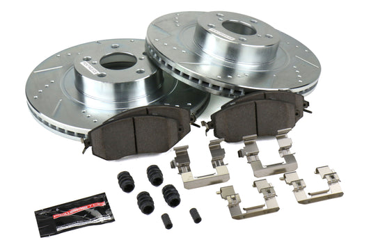 Power Stop Z23 Evolution Brake Kit (Front) - 2013-2016 Scion FR-S / 2013-2020 Subaru BRZ / 2016-2021 Crosstrek / 2010-2018 Forester / 2013-2014 Outback  / 2017-2019 Toyota 86
