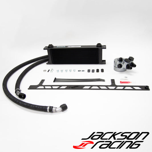 JAC1500-12-J01B Jackson Racing 2022+ GR86/BRZ Track Engine Oil Cooler Kit, NA (NO SHROUD) - 2022+ Subaru BRZ / Toyota GR86,