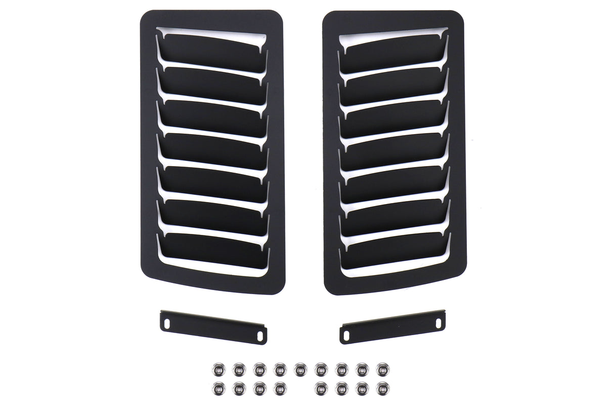 VERA0056A-BLK Velox Hood Large Louver (Vents) Kit - 2013+ FT86-Black,