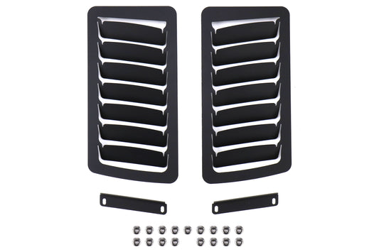 VERA0056A-BLK Velox Hood Large Louver (Vents) Kit - 2013+ FT86-Black,