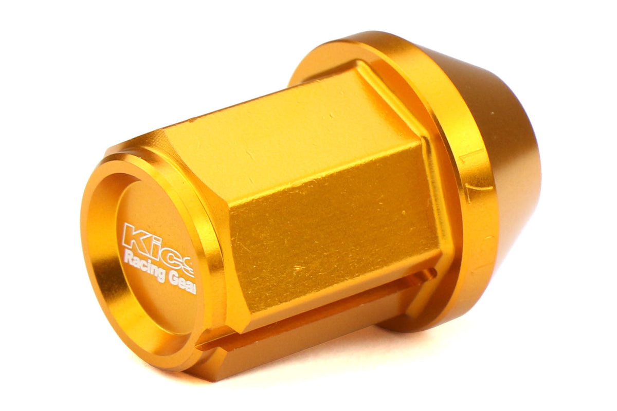 KICWKIZ3O Project Kics Leggdura Racing Lugnuts W/ Laser Logo - 2015+ WRX / STI / 2013+ FT86 / 2014+ Forester-Gold,