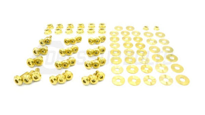 DSBSUB-007-TI-GLD Dress Up Bolts Full Engine Bay Hardware Kit - 2013+ FT86-Gold,