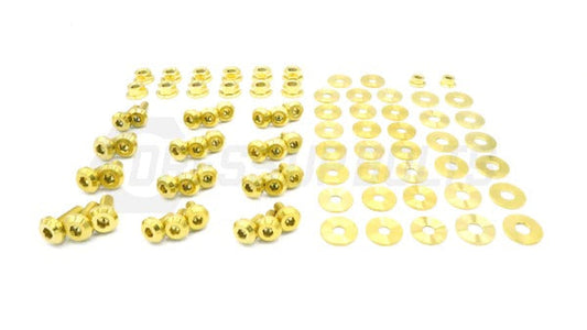 DSBSUB-007-TI-GLD Dress Up Bolts Full Engine Bay Hardware Kit - 2013+ FT86-Gold,