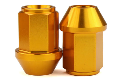 KICWKIZ3O Project Kics Leggdura Racing Lugnuts W/ Laser Logo - 2015+ WRX / STI / 2013+ FT86 / 2014+ Forester-Gold,