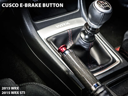 CUS692 014 AR Cusco E-Brake Replacement Button (red, blue, silver) - 2015+ WRX / 2015+ STI-Red,