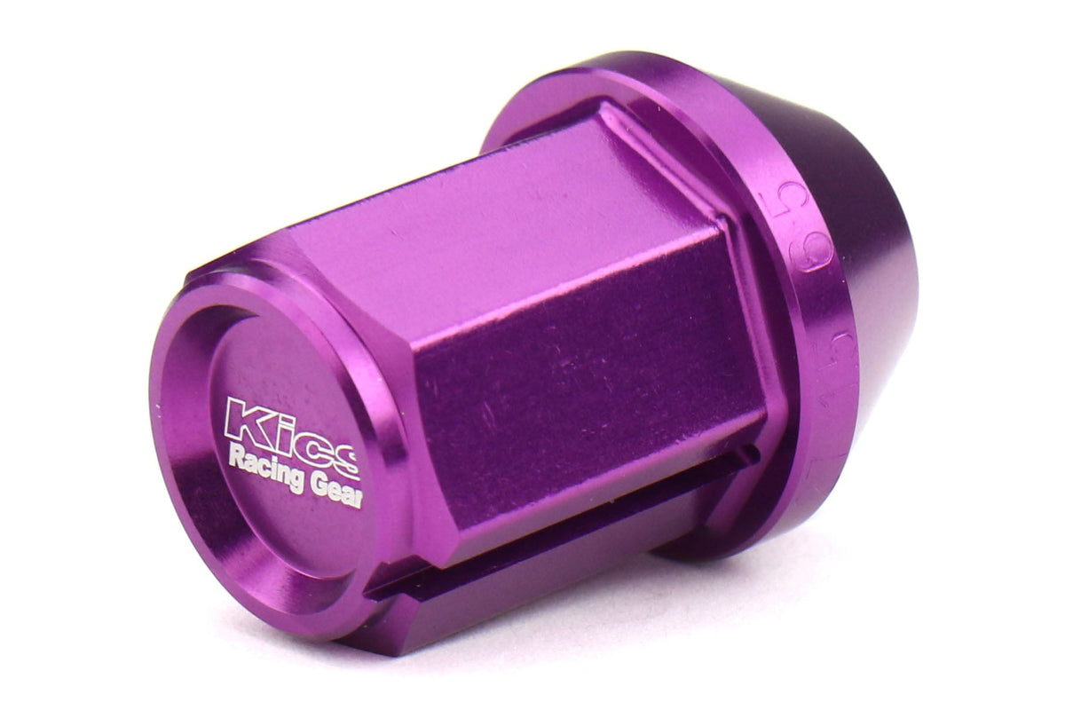 KICWKIZ3P Project Kics Leggdura Racing Lugnuts W/ Laser Logo - 2015+ WRX / STI / 2013+ FT86 / 2014+ Forester-Purple,
