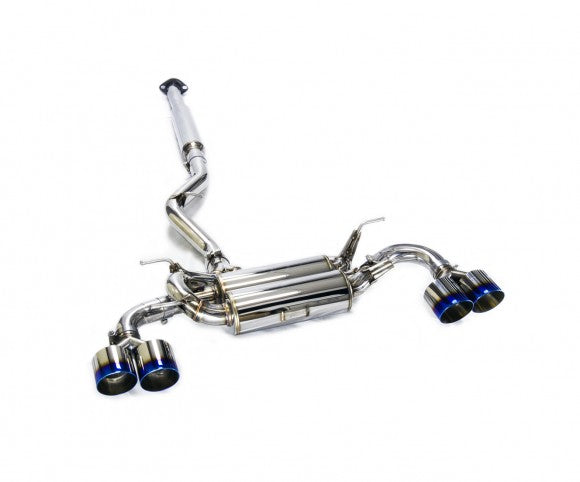 MXPMXSPFT86TRD MXP SP Quad Tip Catback Exhaust System for TRD - 2013+ FT86,