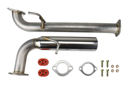 REMRO-TSZN-SL Remark Single-Exit Axleback Exhaust System BOSO Edition Stainless Steel Tip,