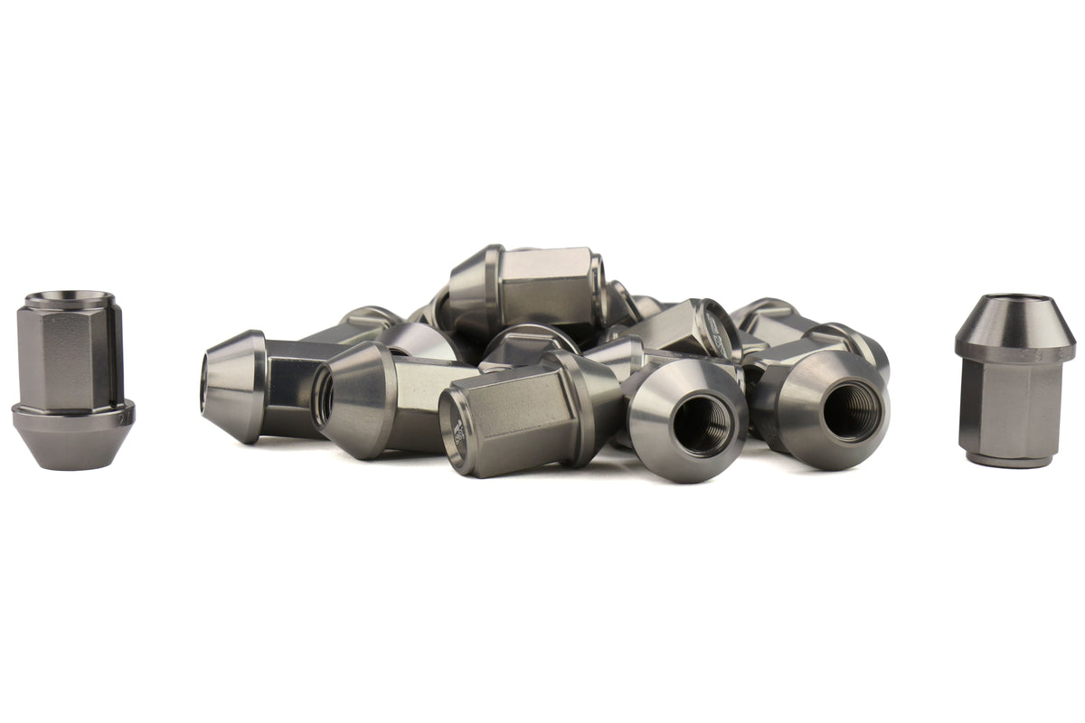 KICWKIZ3G Project Kics Leggdura Racing Lugnuts W/ Laser Logo - 2015+ WRX / STI / 2013+ FT86 / 2014+ Forester-Gunmetal,