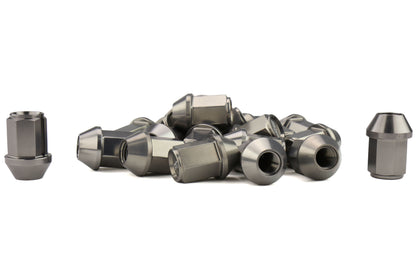 KICWKIZ3G Project Kics Leggdura Racing Lugnuts W/ Laser Logo - 2015+ WRX / STI / 2013+ FT86 / 2014+ Forester-Gunmetal,
