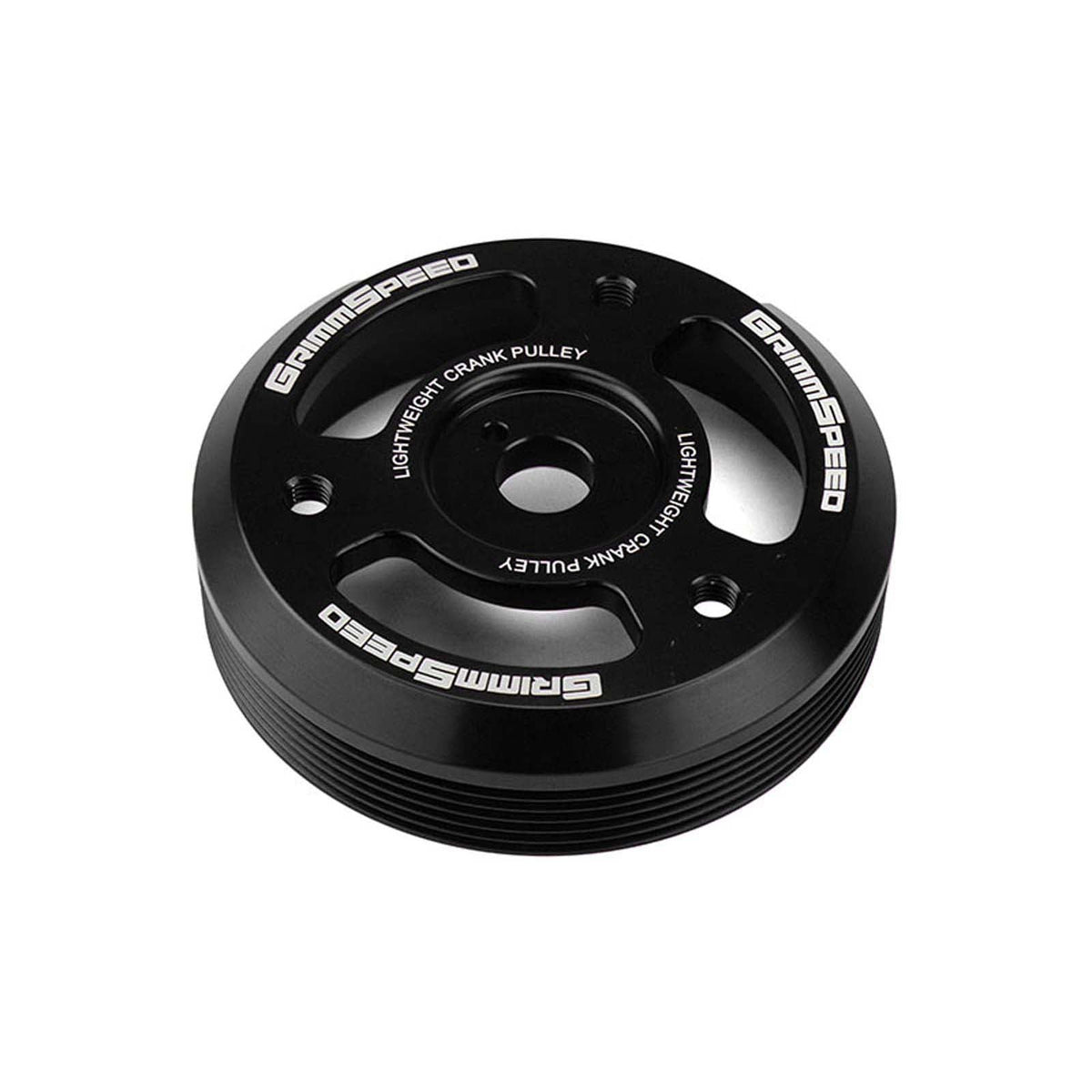 GRM095023 GrimmSpeed Lightweight Crank Pulley - 2015+ WRX / 2013+ BRZ-Black,