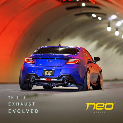 MFL19595 Magnaflow NEO Cat Back Exhaust System 2.5 inch Dual Split Exit - 2022+ Subaru BRZ / Toyota GR86,