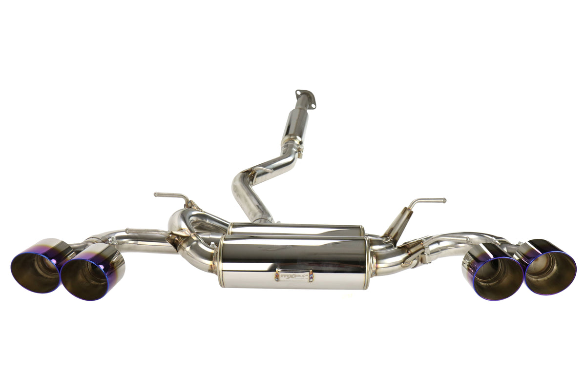 MXPMXSPFT86TRD MXP SP Quad Tip Catback Exhaust System for TRD - 2013+ FT86,